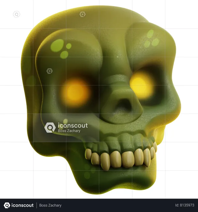 Death Skull  3D Icon