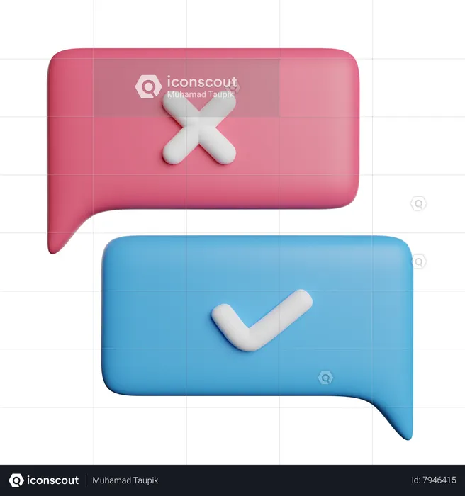 Debate  3D Icon