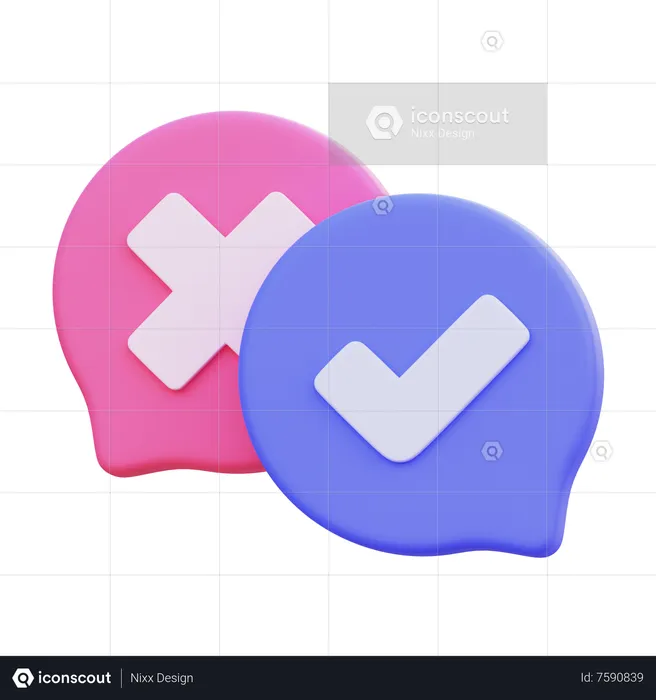 Debate  3D Icon