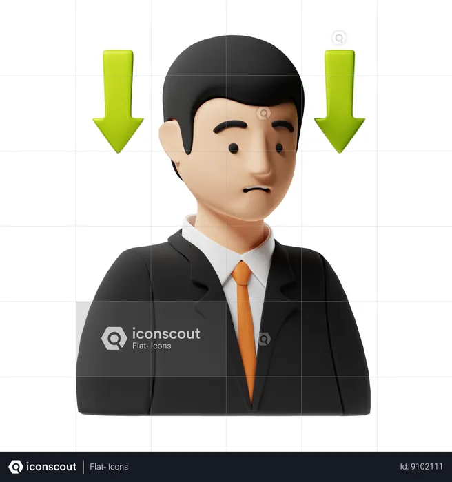 Debilidades de los empleados  3D Icon