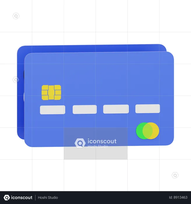 Debit Card  3D Icon