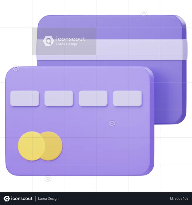 Debit card  3D Icon