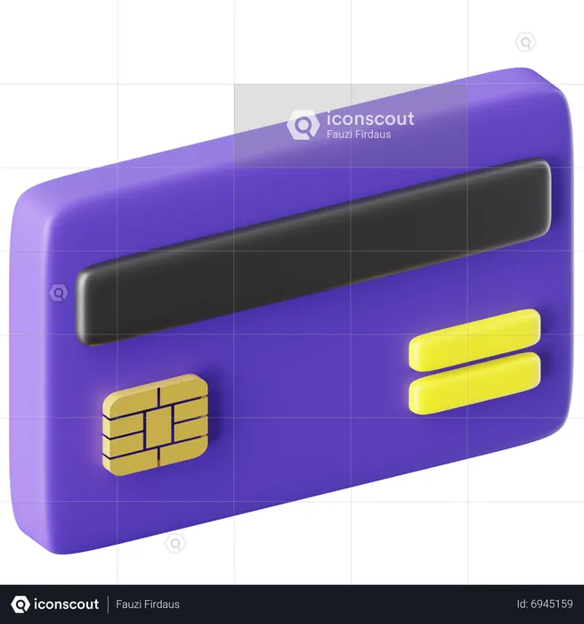 Debit Card  3D Icon