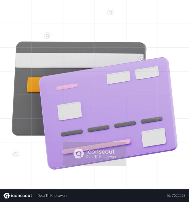 Debit Card  3D Icon