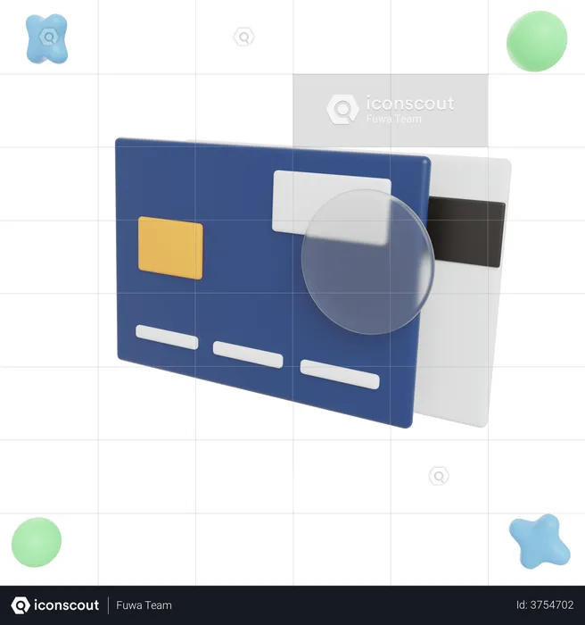 Debit Card  3D Illustration