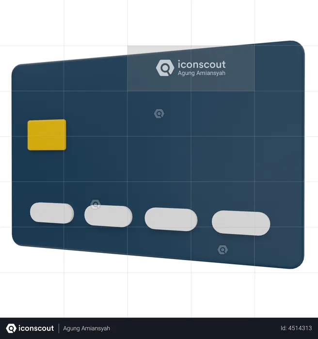 Debit Card  3D Illustration