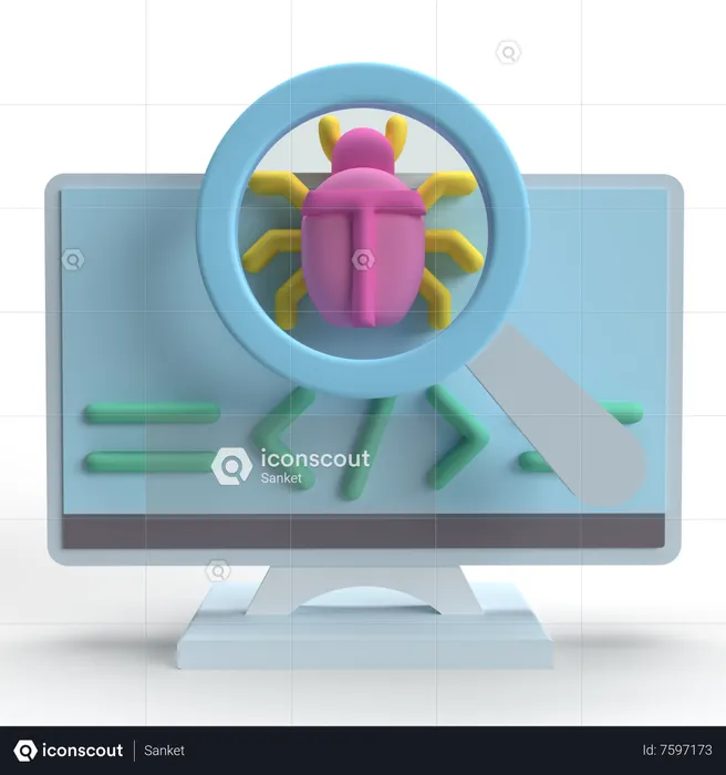 Debuggen  3D Icon