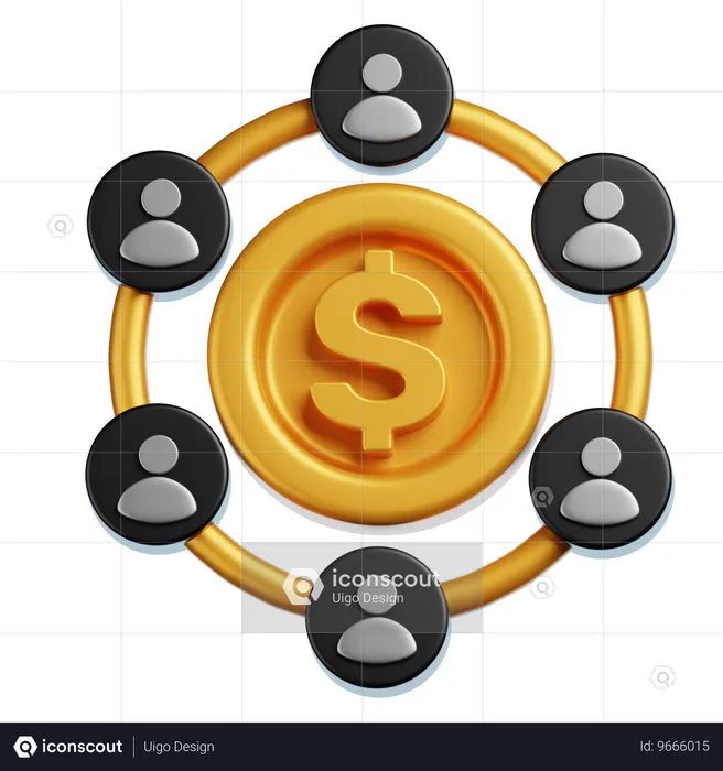 Decentralized Finance  3D Icon