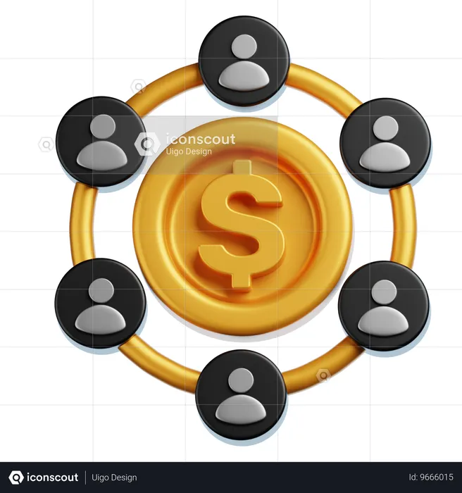 Decentralized Finance  3D Icon