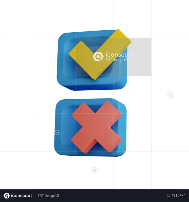 Decision  3D Icon