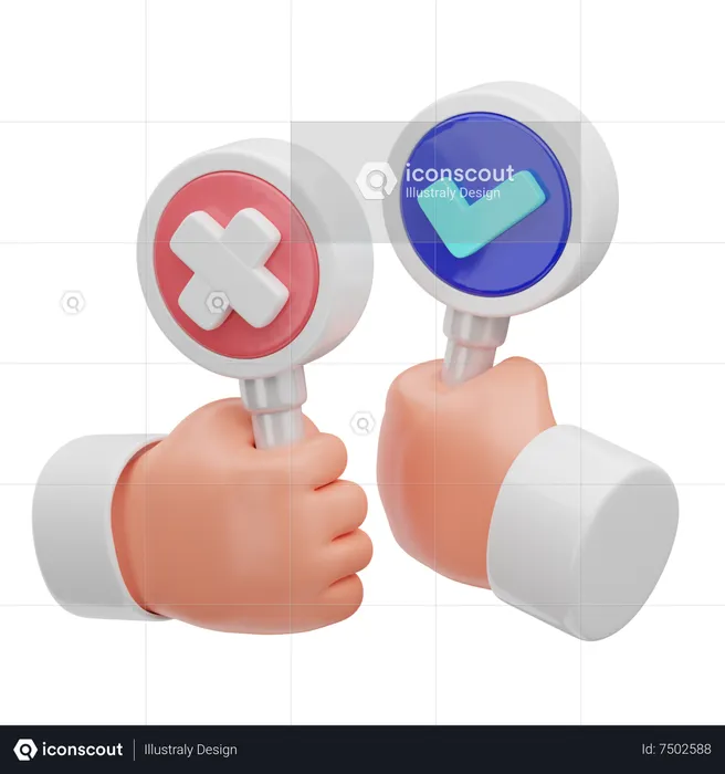 Decision  3D Icon