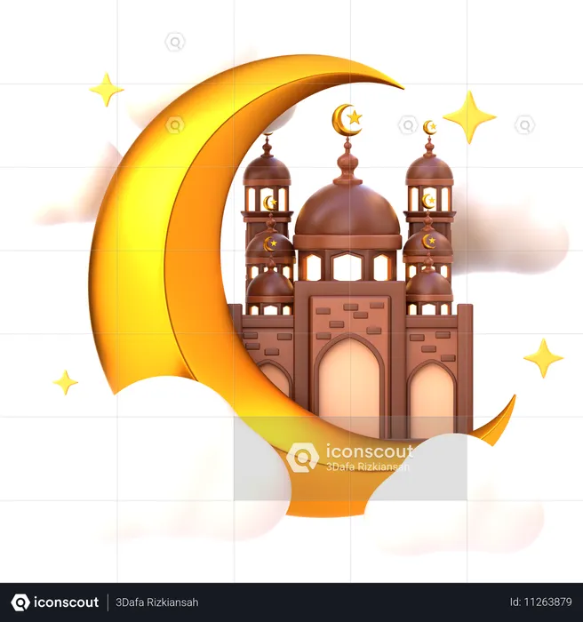 Decoraciones de ramadán  3D Icon