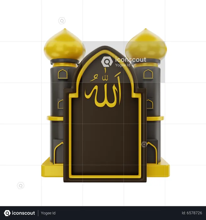 Décoration du Ramadan  3D Icon