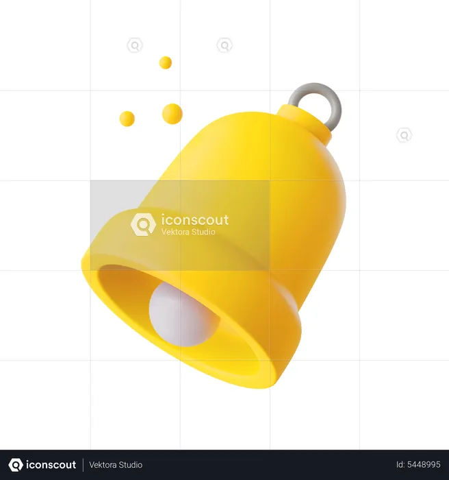 Decorative Bell  3D Icon