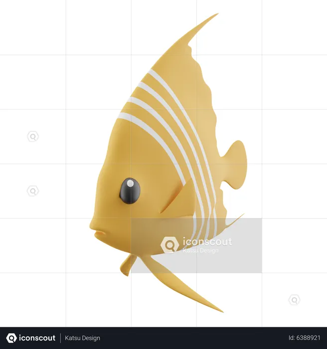 Decorative Fish  3D Icon
