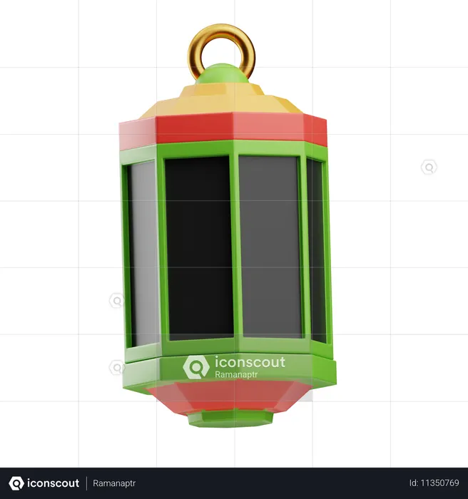 Decorative lantern  3D Icon
