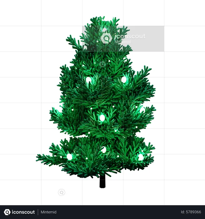 Decorative Tree  3D Icon