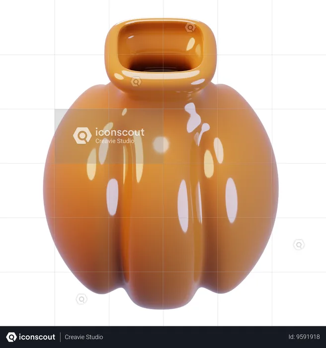 Decorative Vase  3D Icon