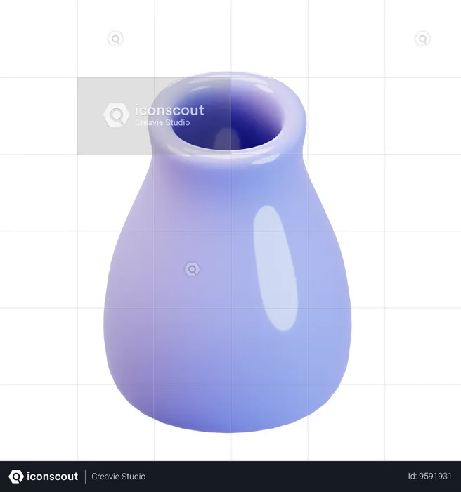 Decorative Vase  3D Icon