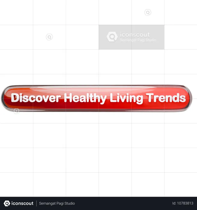 Découvrez les tendances de vie saine  3D Icon