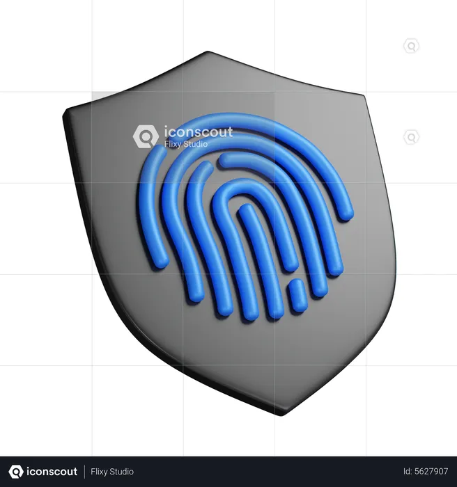 Identificación del dedo  3D Icon