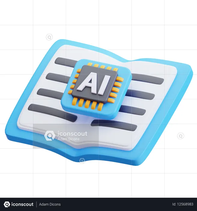 Deep Learning  3D Icon