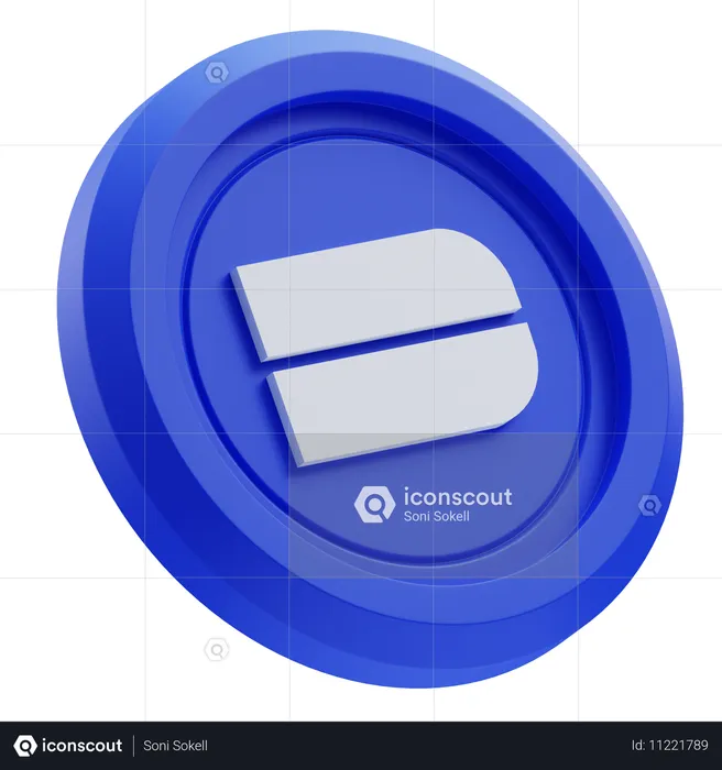 Protocolo deepbook criptomoeda  3D Icon