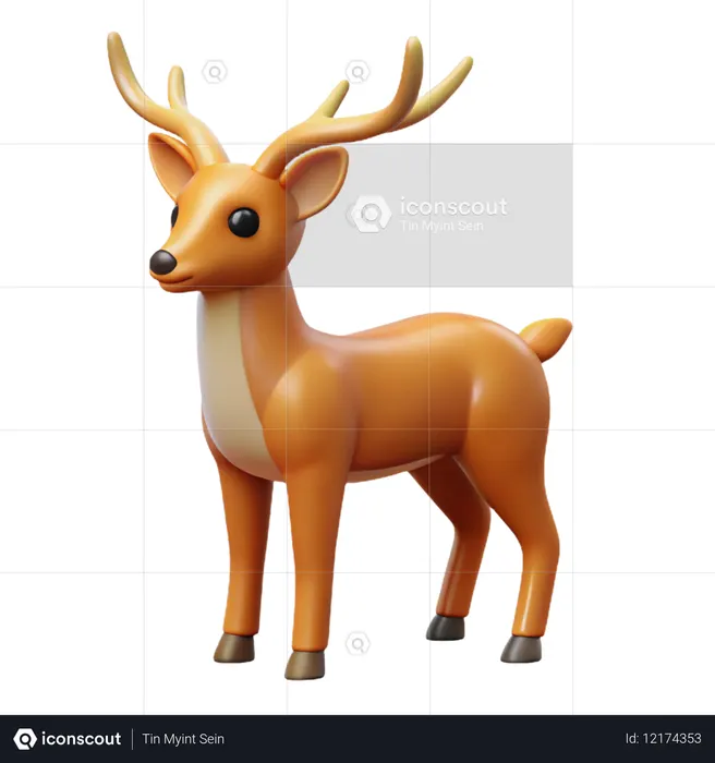 Deer  3D Icon