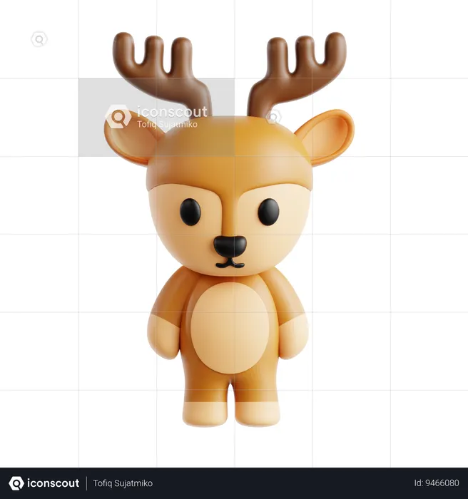 Deer  3D Icon