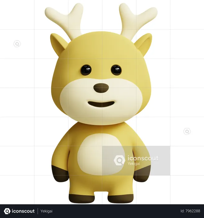 Deer  3D Icon