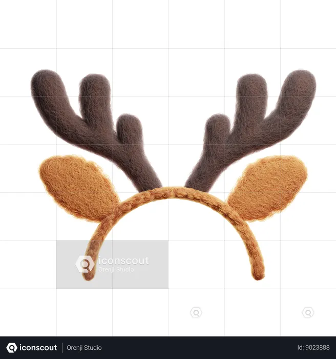 Deer Headband  3D Icon