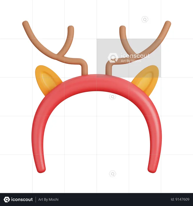 Deer Headband  3D Icon