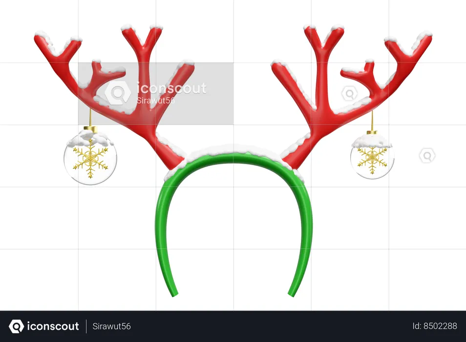 Deer Horn Headband  3D Icon