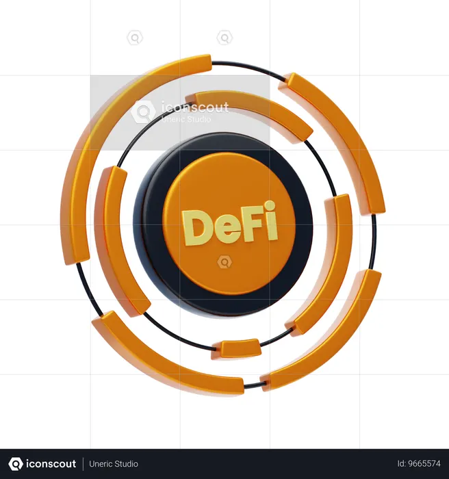 Defi  3D Icon