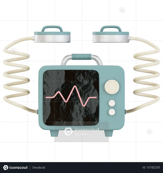 Defibrillator  3D Icon