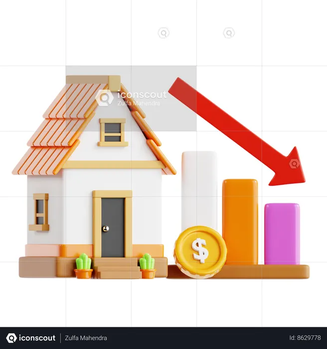 Deficit  3D Icon