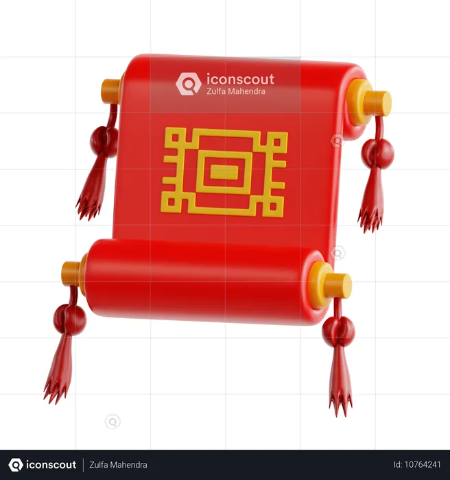 Rouleau chinois  3D Icon