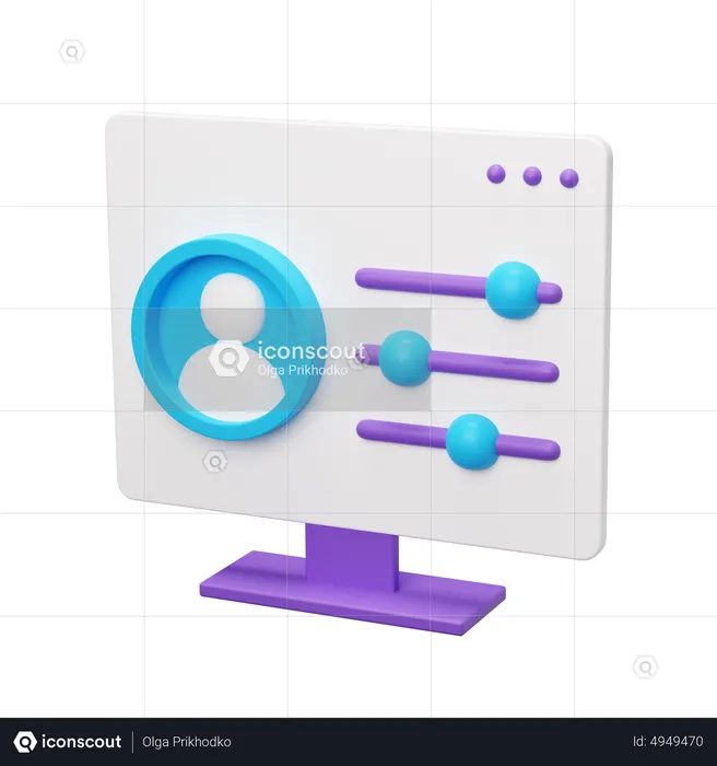 Paramètre de profil  3D Icon