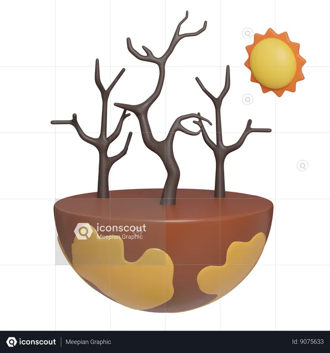 Deforestation  3D Icon