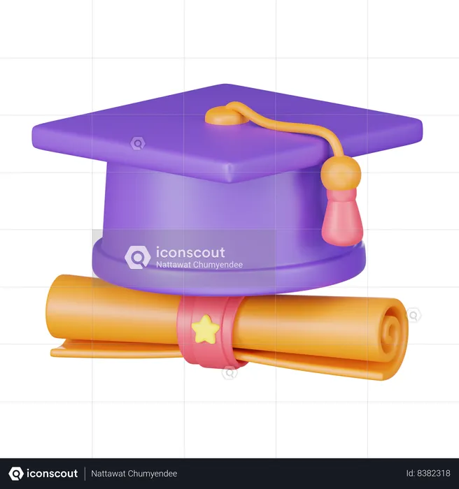 Degree  3D Icon