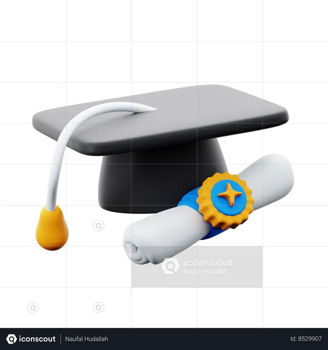 Degree Completion  3D Icon