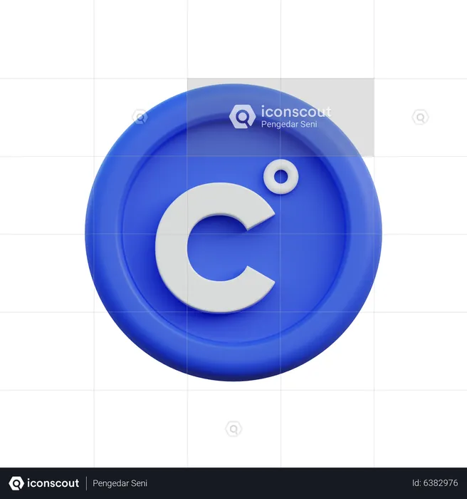 Degree emblem celcius  3D Icon