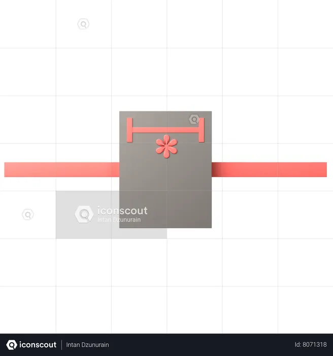 Delay Line  3D Icon