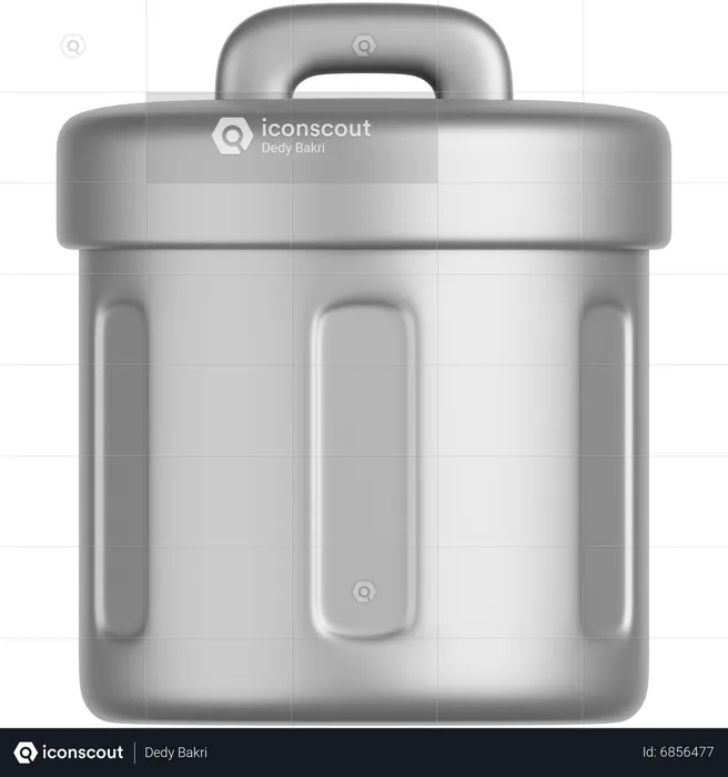 Delete  3D Icon
