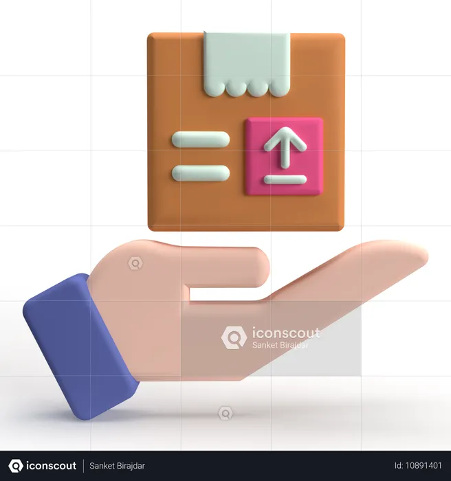 Delivery  3D Icon