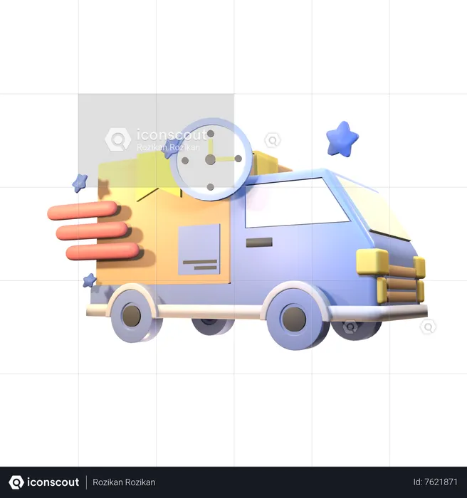 Delivery  3D Icon