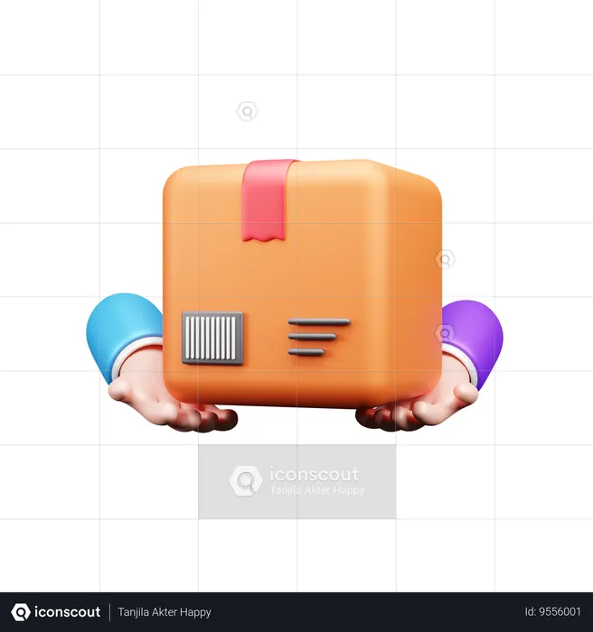 Delivery  3D Icon