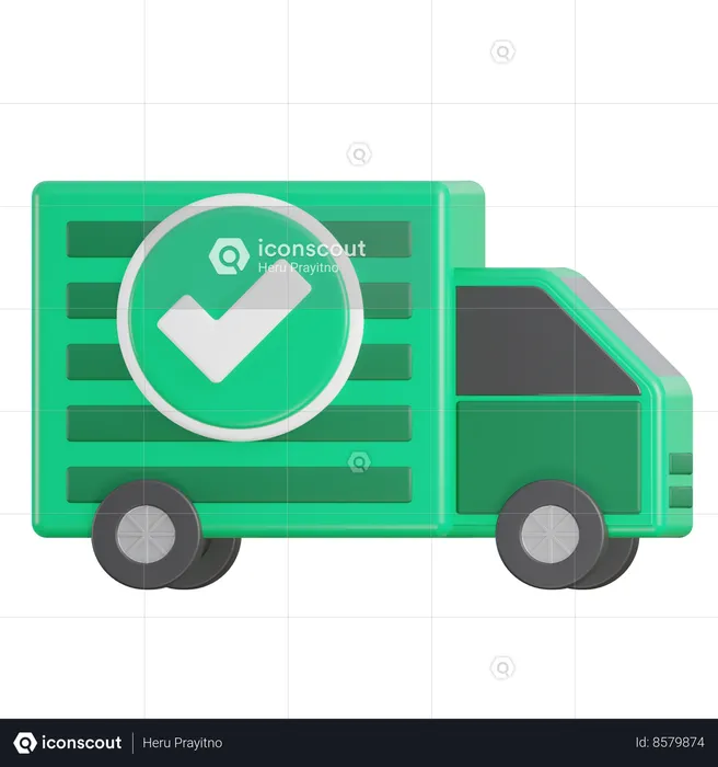 Delivery Accept  3D Icon