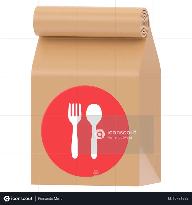 Delivery Bag  3D Icon