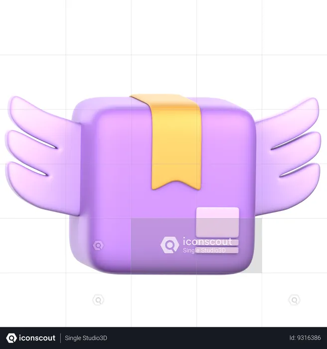 Delivery Box  3D Icon